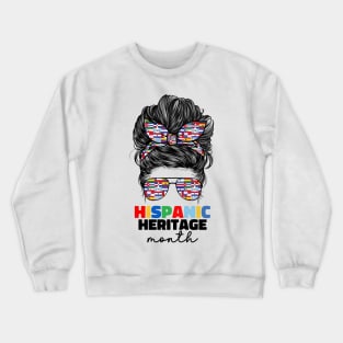 Celebrate Hispanic Heritage Month Latino Latin Country Flags Crewneck Sweatshirt